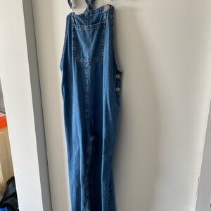 Zara Blue Denim Overalls